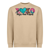 Mushroom xoxo hugs and kisses valentines day Heavyweight Sweatshirt - AdoDesignShop