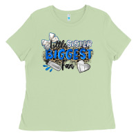 Matcha little sister biggest fan volleyball Ladies Tee - Zillion Design Studio