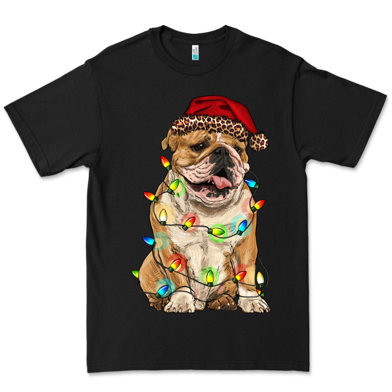 Christmas Bulldog Premium Tee by RanaPortraitStore | Teevron
