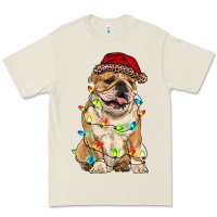 Bone christmas bulldog Premium Tee - RanaPortraitStore