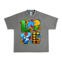 Tornado love with heart sunflower Urban Heavy Tee - AdoDesignShop