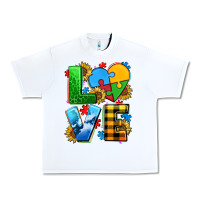 White love with heart sunflower Urban Heavy Tee - AdoDesignShop