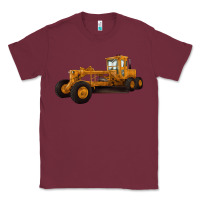 Burgundy Motor Grader Classic Tee - LillyAllenDesigns