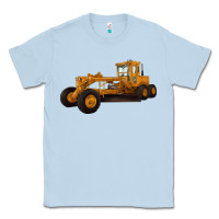 Dusty Blue Motor Grader Classic Tee - LillyAllenDesigns