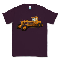 Plum Motor Grader Classic Tee - LillyAllenDesigns