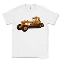 White Motor Grader Classic Tee - LillyAllenDesigns