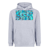 Heather Grey humpback whale  cup Heavyweight Hoodie - BarkalooDesign
