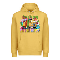 Antique Gold stay trippy little hippy Premium Hoodie - NancyCooperArtShop