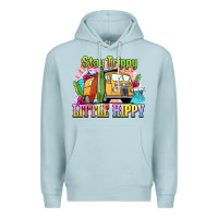 Blue Mist stay trippy little hippy Premium Hoodie - NancyCooperArtShop