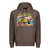 Coffee stay trippy little hippy Premium Hoodie - NancyCooperArtShop