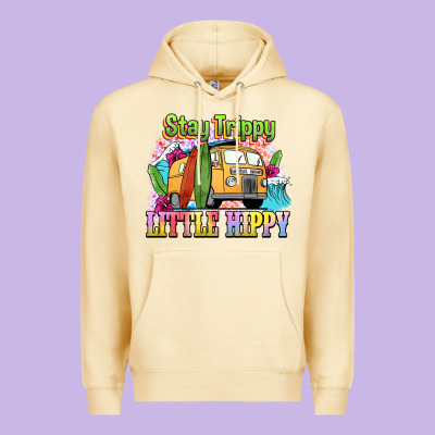 Stay Trippy Little Hippy Premium Hoodie Designed By Nancycooperartshop