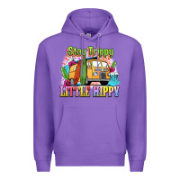 Purple stay trippy little hippy Premium Hoodie - NancyCooperArtShop