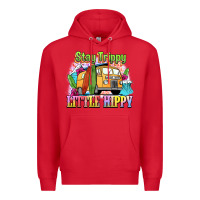 Red stay trippy little hippy Premium Hoodie - NancyCooperArtShop