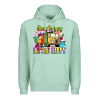 Seafoam stay trippy little hippy Premium Hoodie - NancyCooperArtShop