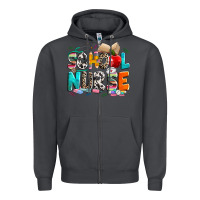 Smoke school nurse Zipper Hoodie - NancyCooperArtShop