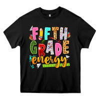Black fifth grade energy Heavy Core Tee - texasbilliewilder