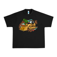 Black bulldozer leopard cactus sunflower Urban Heavy Tee - Artiststas