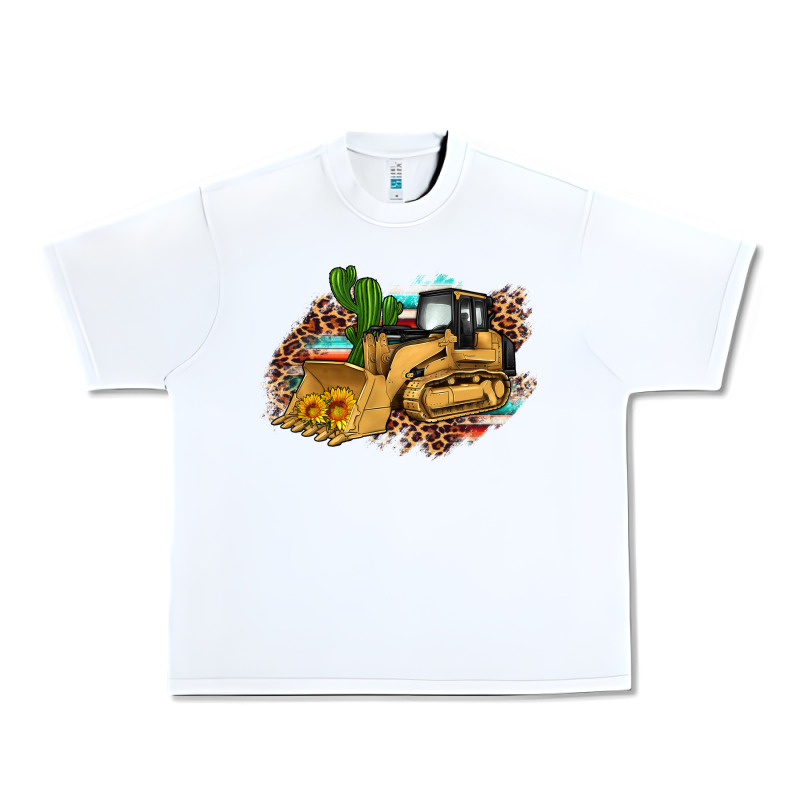 Bulldozer Leopard Cactus Sunflower Urban Heavy Tee by Artiststas | Teevron