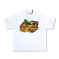 White bulldozer leopard cactus sunflower Urban Heavy Tee - Artiststas