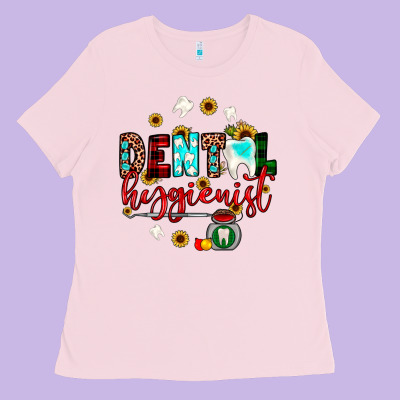 Christmas Dental Hygienist Ladies Tee Designed By Jahusdesignshop