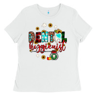 White Christmas dental hygienist Ladies Tee - JahusDesignShop