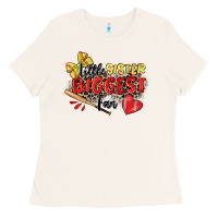 Bone little sister biggest fan softball Ladies Tee - Zillion Design Studio