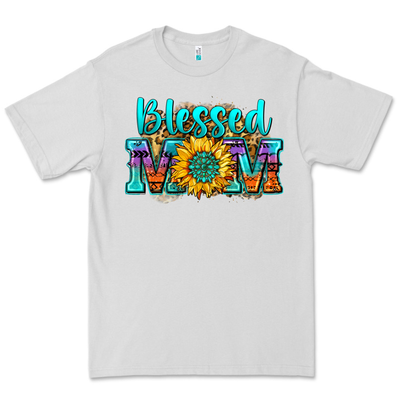 Blessed Mom Sunflower Premium Tee by Zillion Design Studio | Teevron