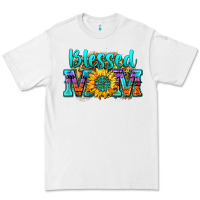 White blessed mom sunflower Premium Tee - Zillion Design Studio