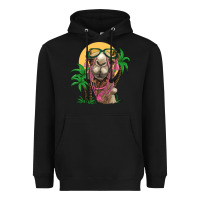 Black camel with oasis Heavyweight Hoodie - BarkalooDesign