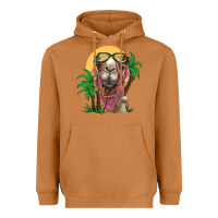 Meerkat camel with oasis Heavyweight Hoodie - BarkalooDesign