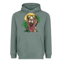 Sage camel with oasis Heavyweight Hoodie - BarkalooDesign