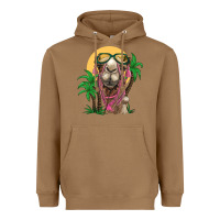 Toasted Coconut camel with oasis Heavyweight Hoodie - BarkalooDesign
