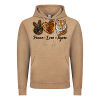 Vintage Coffee peace love tigers head Vintage Hoodie - JahusDesignShop