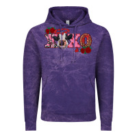 Cloud Purple xoxo calf Vintage Hoodie - RanaPortraitStore
