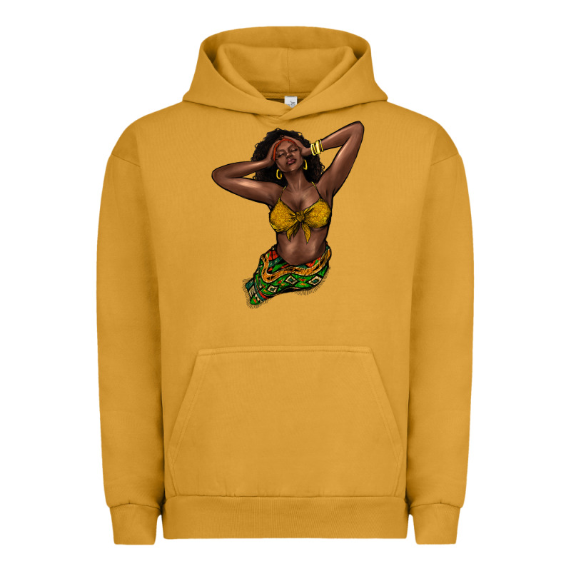 Black Woman Urban Hoodie by HowdyJamesFarm | Teevron