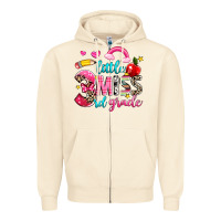 Sandshell little miss third grade Zipper Hoodie - NancyCooperArtShop