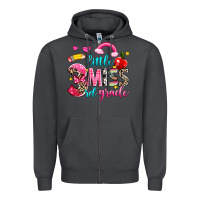 Smoke little miss third grade Zipper Hoodie - NancyCooperArtShop