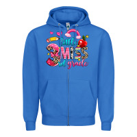 True Royal little miss third grade Zipper Hoodie - NancyCooperArtShop