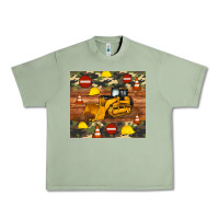 Bulldozer Camouflage Tumbler Urban Heavy Tee | Teevron