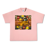 Salmon bulldozer camouflage tumbler Urban Heavy Tee - Artiststas