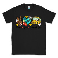 Black peace love school bus Classic Tee - NancyCooperArtShop