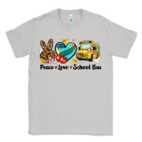 Peace Love School Bus Classic Tee | Teevron