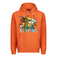 Carrot Let's go surfing Premium Hoodie - NancyCooperArtShop