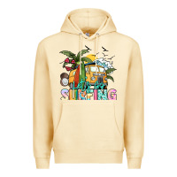Pina Colada Let's go surfing Premium Hoodie - NancyCooperArtShop