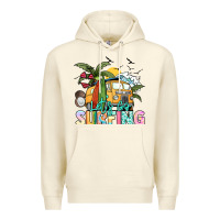 Sandshell Let's go surfing Premium Hoodie - NancyCooperArtShop