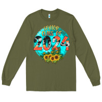 Army Green class of 2024 senior Long Sleeve Tee - JahusDesignShop