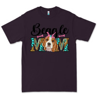 Plum western beagle mom Premium Tee - RanaPortraitStore
