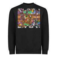 Black easter bunny egg cowhide leopard Heavyweight Sweatshirt - Artiststas