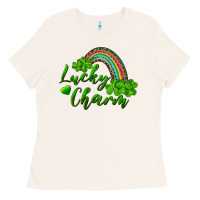 Bone Lucky charm rainbow and shamrocks Ladies Tee - RanaPortraitStore
