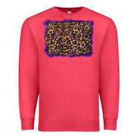 Cardinal mardi gras leopard background Premium Sweatshirt - RanaPortraitStore